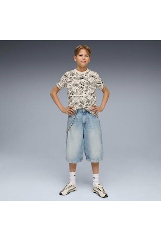 Puma Mid 90s Aop Erkek Çocuk Tişört Çok Renkli