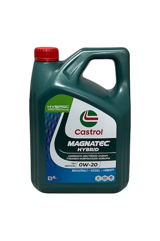 Castrol Magnatec 0W-20 Tam Sentetik Motor Yağı 4 L