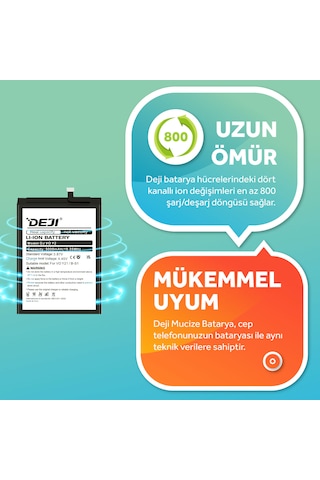 Deji Vivo Y21 - Y21S - Y33S (4G) Uyumlu Batarya B-S1