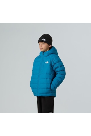 The North Face Perrıto İki Taraflı Kapşonlu Erkek Çocuk Ceketi Nf0a88twbom1 Mavi