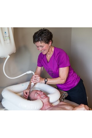 Herdegen Portatif Saç Yıkama Seti Hasta Başı Yıkama Havuzu