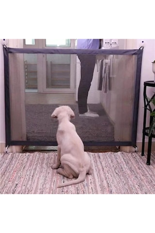 Homyl Pet Köpek İzolasyon Çiti Kapı Siyahı Için Siyah