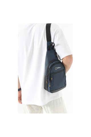 Mega Bag The Northwest M-1008 Unisex Spor Ve Günlük Kullanıma Uygun Lacivert Göğüs Çapraz Çanta Sırt Çanta
