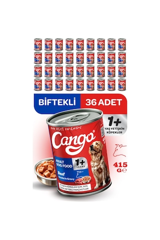 Cango Yaş Yetişkin Köpek Maması Etli 415gr 36lı