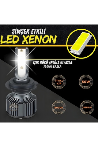Zeron Premium Series H27 Led Xenon Şimşek Etkili Led Xenon Led Ampul