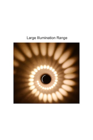 Novahub 7 Renkli Led Duvar Lambası - Ktv, Koridor, Oturma Odası Dekorasyonu İçin Sıcak Beyaz Ve Rgb Sarı