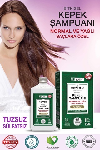 Revox Bitkisel Kepeğe Karşı Etkili Normal Ve Yağlı Saçlar İçin Şampuan 360 ML