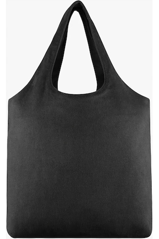 A.p.c Ninon Unisex Lüks Yün Kaşmir Karışımlı Yatay Tote Çanta Spor Çanta Siyah