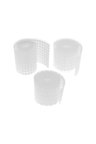 Pazly Kendinden Yapışkanlı Velcro Disk, Güçlü Yuvarlak Para Kancaları, 10/15/20mm, 1000 Çift Paket