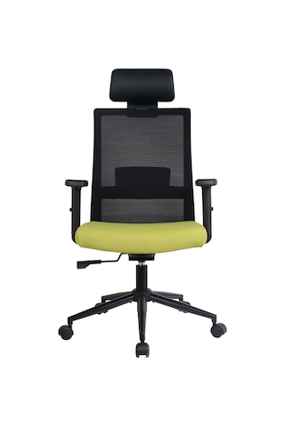 Vera Flex Multi Fonksiyon Çalışma Koltuğu - Siyah/yeşil 63x117-127x67 Cm