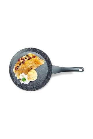 Thermoad Granit Döküm Gözleme Krep Tavası Gri 26 CM