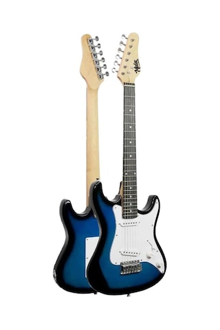 Midex Ceg-36bl 8-12 Yaş Çocuklar İçin Amfili Full 3/4 36 İnç Elektro Gitar Seti Blue