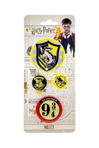 Bakgelal Harry Potter Lisanslı Rozetleri, Hogwarts Temalı Koleksiyonluk Metal Rozet, Harry Potter Hayranları İçin 9 Üç Çeyrek Koleksiyonu - Bgahpozet007 Çok Renkli