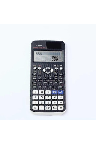 Fx-991ex Bilimsel Hesap Makinesi İçin 1 Adet 552 Fonksiyonlu Elektronik Tablo Siyah Siyah