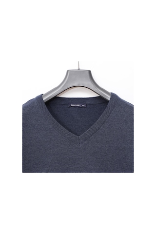 Dio Rise Erkek Uzun Kol İnce Sweatshirt - B180916 - Koyu İndigo Melanj Koyu İndigo Melanj