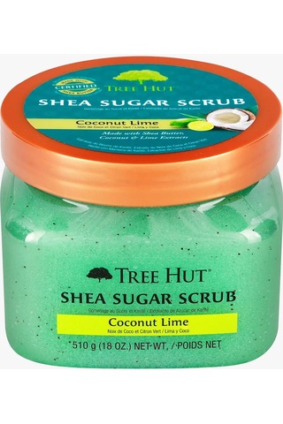 Tree Hut Shea Sugar Scrub Coconut Lime Vücut Peelingi 510 G