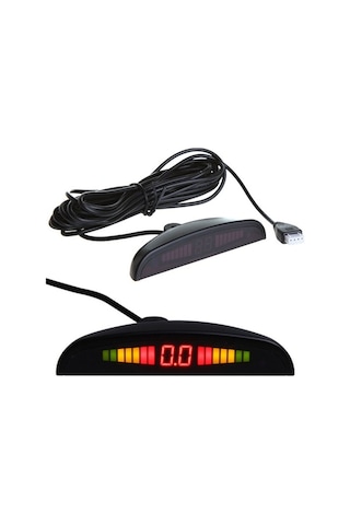 Moly 4 Beyaz Sensörlü Ultrasonik Mesafe Sensörü 0-2.5m Dc12v Geri Vurgu Sistemi