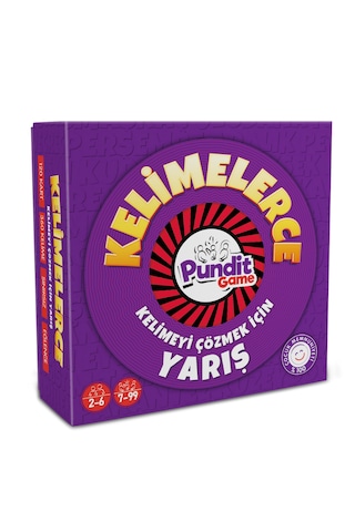 Kelimelerce Kutu Oyunu 7+ Yaş Kelime Oyunu Pundit Game