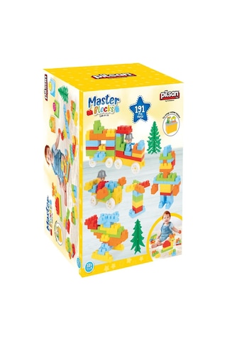 Pilsan Aksesuarlı Master Bloklar 191 Parça Eğitici Bloklar 03572