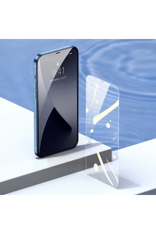 Baseus İphone 12/ 12 Pro 6.1 0.15mm Full Tempered Cam Ekran Koruyucu 2set- 5775