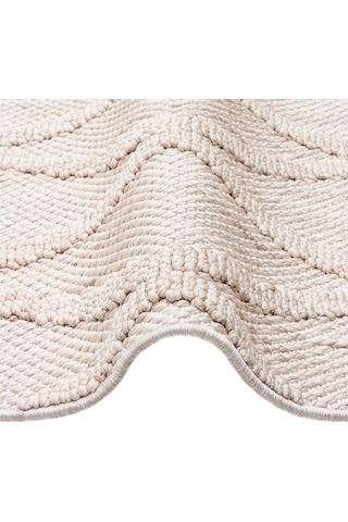 Hoom Rugs Mikanos Czy 04 Beige Hav Vermez Yıkanabilir Modern Halı Bej