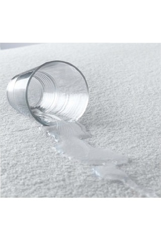 Evony Çift Kişilik Pamuk Sıvı Geçirmez Alez 150x200 Cm Beyaz