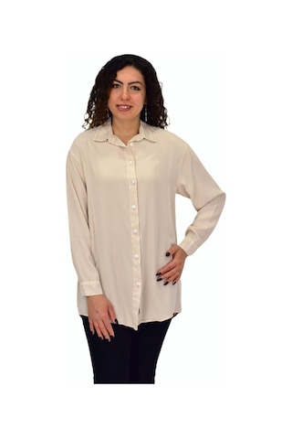 Shine Kadın Uzun Kol Gömlek Bgl-st04647 Taş
