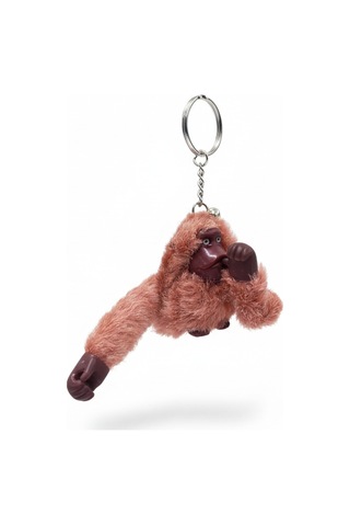 Peluş Maymun Çanta Aksesuarı & Anahtarlık Pembe