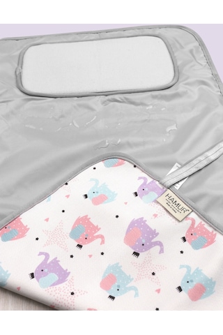 Anne Bebek Bakım Örtüsü Yenidoğan Alt Açma Değiştirme Elephant Organizer Pedi Minderi Çift Taraflı