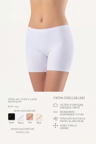 Dorya Lazer Kesim Boxer Kadın 1055 Bej - 917085119 Bej - 917085119 Bej