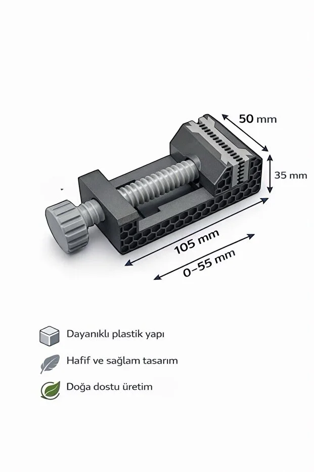 Mini Masaüstü Dişli Mengene 0 55 Mm Ayarlanabilir Hobi, Elektronik Ve Modelcilik İçin