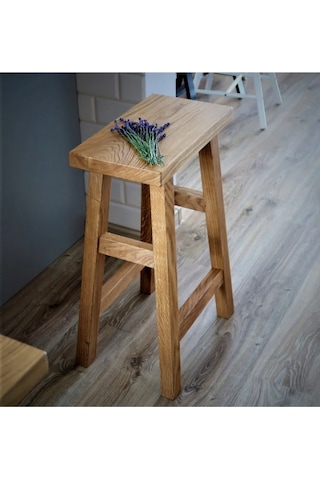 Ahşap Kare Bar Tabure 2120