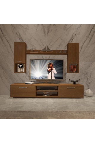 Decoraktiv Eko 5da Mdf Dvd Tv Ünitesi Tv Sehpası Ceviz
