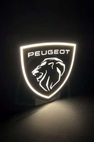 Peugeot Dekoratif Aydınlatma Led Gece Lambası Çok Renkli