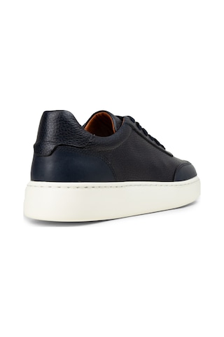 Deery Erkek Lacivert Hakiki Deri Sneaker Ayakkabı - 04406mlcve01