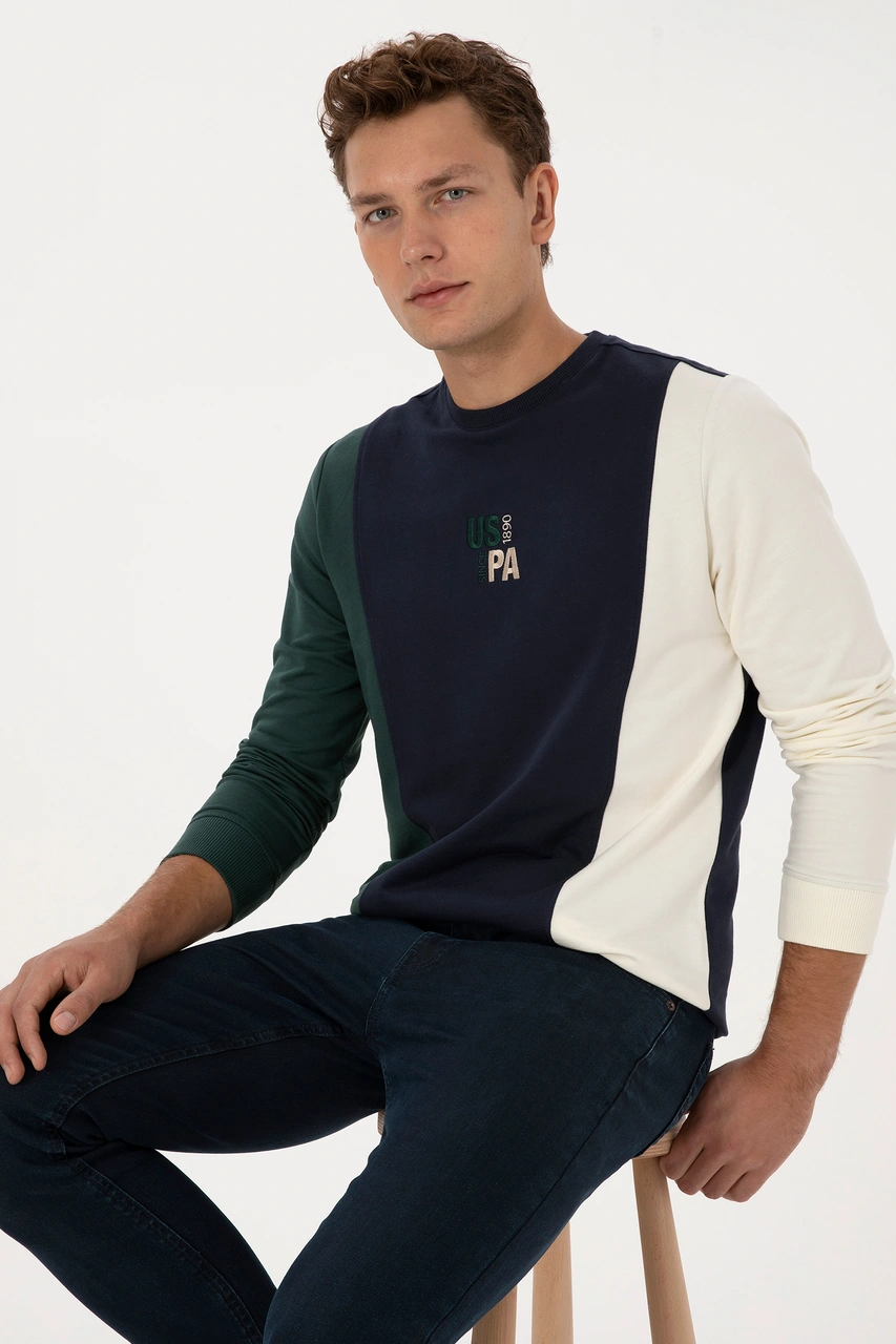U.s. Polo Assn. Erkek Açık Lacivert Sweatshirt 50316379-vr059 Acık Lacıvert