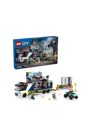 LEGO® City Polis Mobil Suç Laboratuvarı Kamyonu 60418 7+ Yaratıcı Oyuncak Yapım Seti - 674 Parça