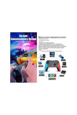 Uyumlu iOS Android Pc Tablet Smartphone N.switch Ps3 Ps4 Tv Box Joystick Gamepad