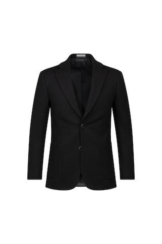 Hatemoğlu Siyah Slim Fit Mono Yaka Takım Elbise