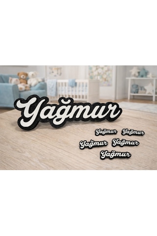 Designer Coupleee İsme Özel Bebek Magneti Model 6 Designer Coupleee İsme Özel Bebek Magneti Model 6