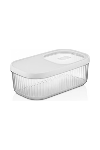 2'li 5 Lt Multibox Beyaz Kayar Kapaklı Saklama Kabı & Erzak Kabı & Toz Ve Tablet Deterjan Kutusu Çok Renkli