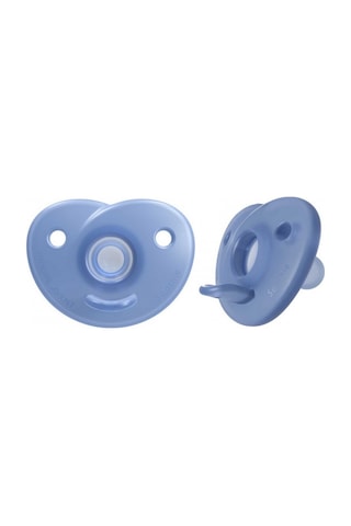 Philips Avent Soothie Silikon Emzik 0-6 Ay Scf09921 Mavi