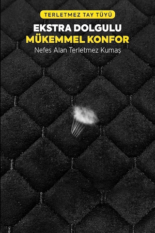 Tay Tüyü Sırtlı Oto Koltuk Minder Seti - Oto Koltuk Kılıf Seti - Cepli & Terletmez - Siyah