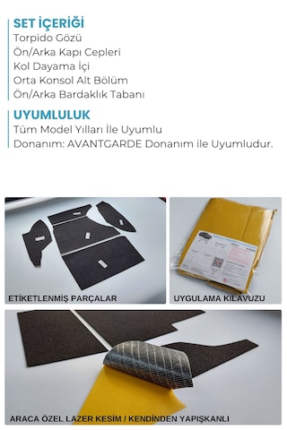 Chery Tiggo 7 Pro Konfor Seti / Avantgarde Uyumlu