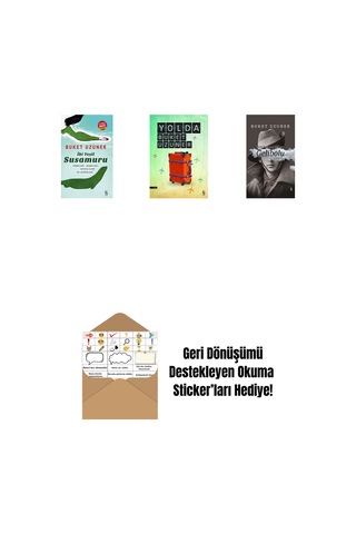 İki Yeşil Su Susamuru Midi Boy + Yolda + Gelibolu Ciltli + Okuma Sticker'ları