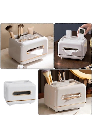 Ev Tipi Mendil Kutusu Çok Fonksiyonlu Mendil Kutusu Kullanışlı Saklama Kutusu Mendil Aksesuarı