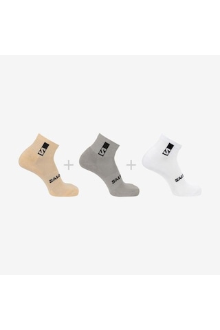 Salomon Everyday Ankle 3-pack Çorap-27428 Krem