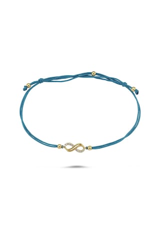 14 Ayar Sonsuzluk İpli Altın Bileklik