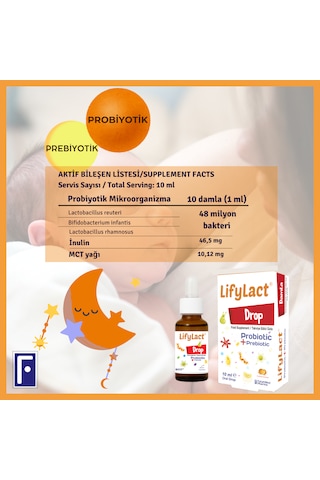 Lifylact Probiyotik Damla 3 x 10 ML