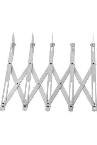 Geeroyoo 430 Paslanmaz Çelik Çoklu Tekerlekli Pasta Dilimi Aracı - Ayarlanabilir Kesim Genişliği İle Hamur, Pizza, Browni Kesimci Diğer